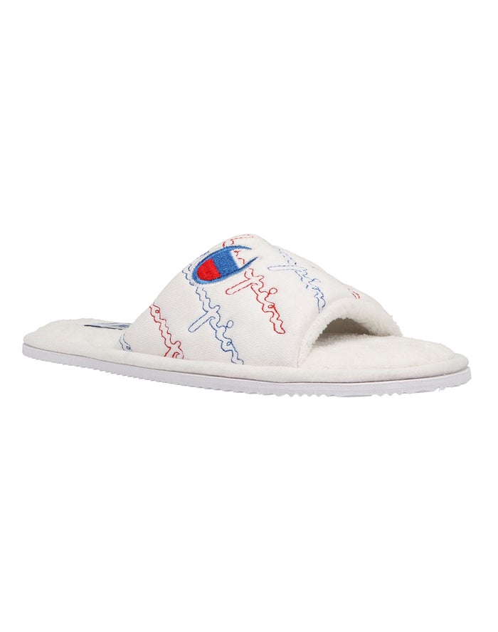 Champion Slippers Dames - Wit - Hotel Slippers ( 641285-OPT )